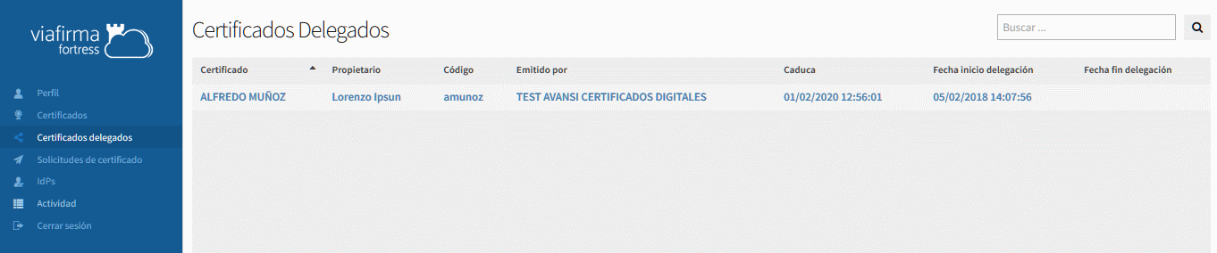 Certificados