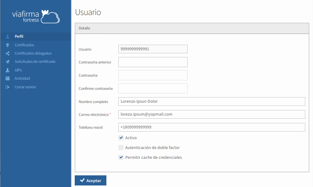 Listado