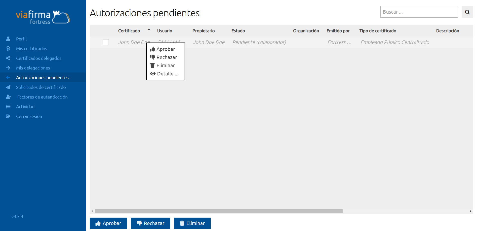 Certificados