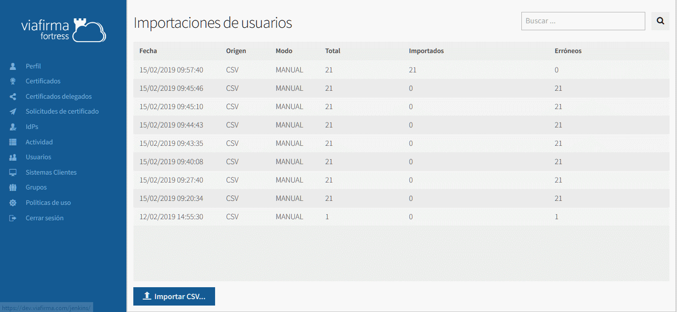Importaciones