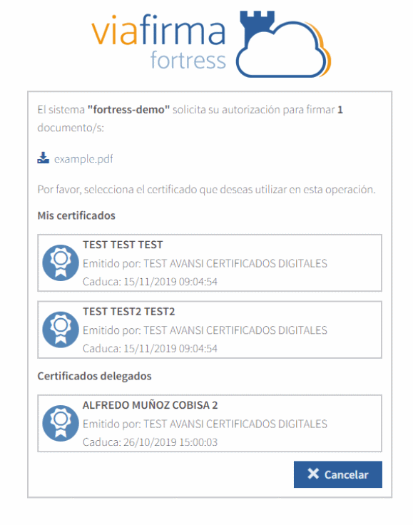 Certificates